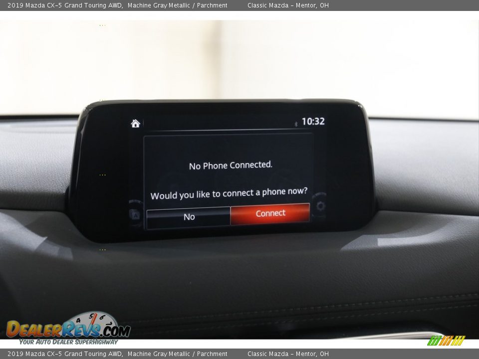 2019 Mazda CX-5 Grand Touring AWD Machine Gray Metallic / Parchment Photo #10