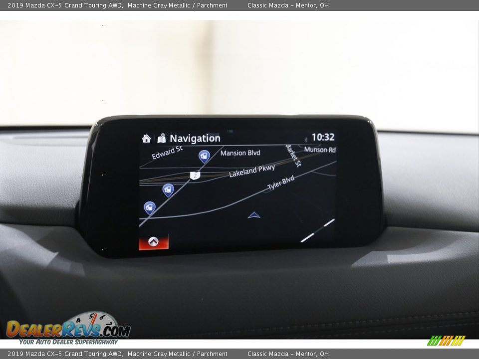 2019 Mazda CX-5 Grand Touring AWD Machine Gray Metallic / Parchment Photo #12