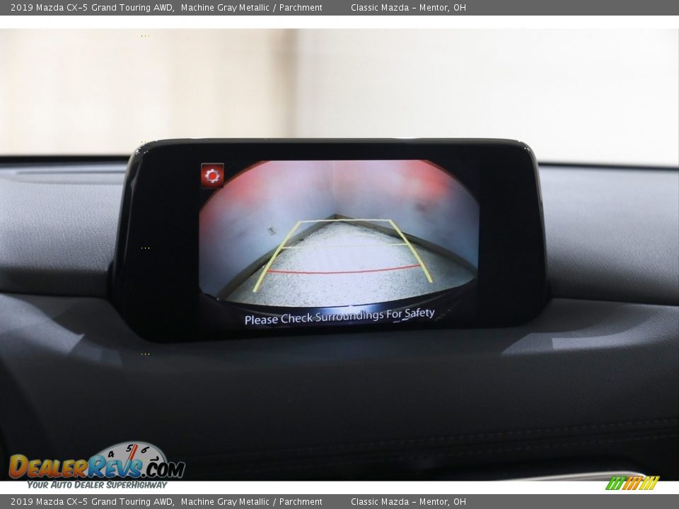 2019 Mazda CX-5 Grand Touring AWD Machine Gray Metallic / Parchment Photo #13