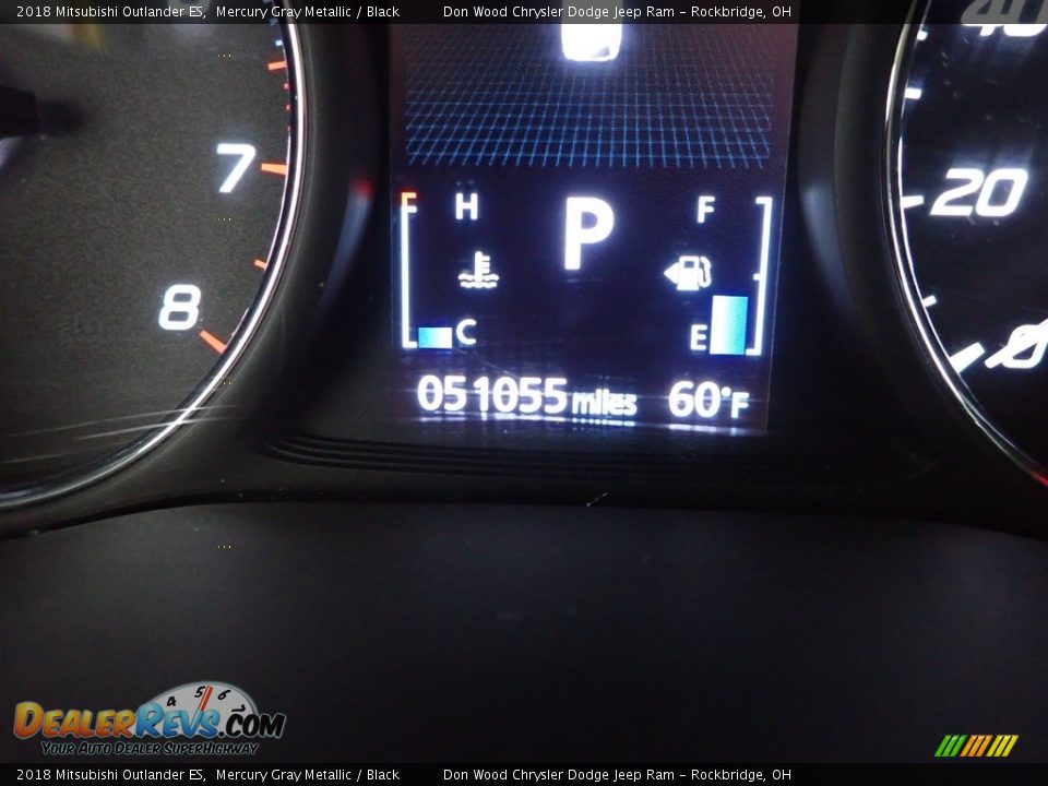 2018 Mitsubishi Outlander ES Mercury Gray Metallic / Black Photo #31