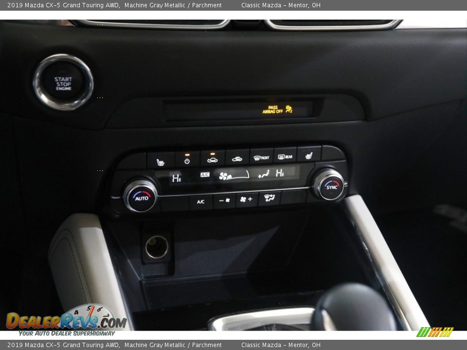 2019 Mazda CX-5 Grand Touring AWD Machine Gray Metallic / Parchment Photo #14