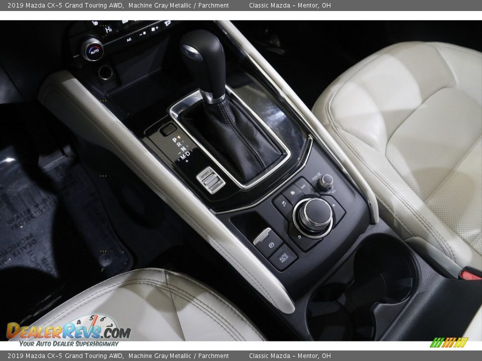 2019 Mazda CX-5 Grand Touring AWD Machine Gray Metallic / Parchment Photo #15