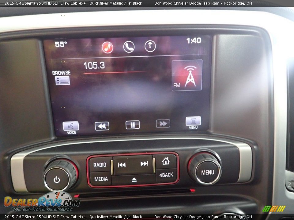 Controls of 2015 GMC Sierra 2500HD SLT Crew Cab 4x4 Photo #2