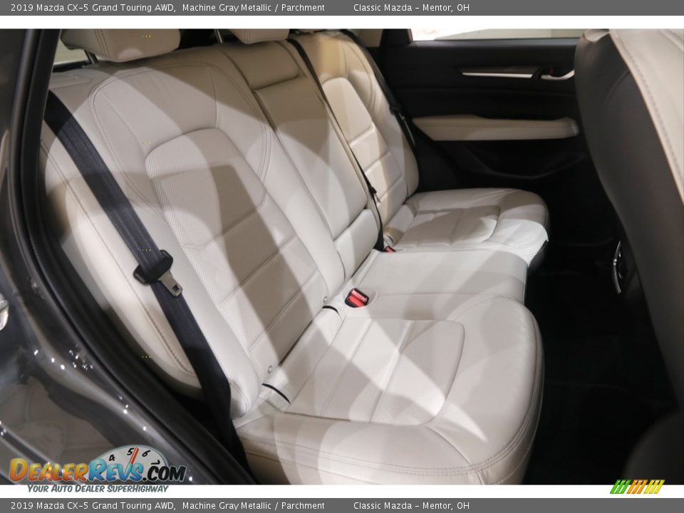 2019 Mazda CX-5 Grand Touring AWD Machine Gray Metallic / Parchment Photo #17