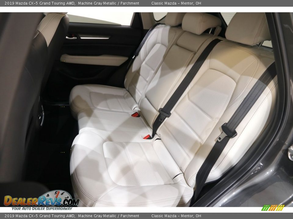 2019 Mazda CX-5 Grand Touring AWD Machine Gray Metallic / Parchment Photo #18