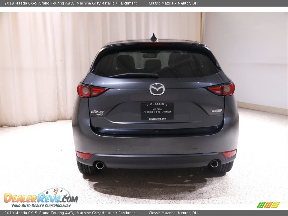 2019 Mazda CX-5 Grand Touring AWD Machine Gray Metallic / Parchment Photo #19