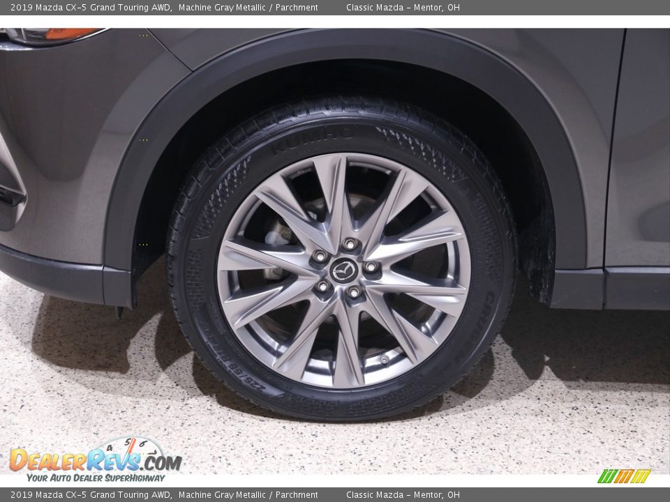 2019 Mazda CX-5 Grand Touring AWD Machine Gray Metallic / Parchment Photo #21