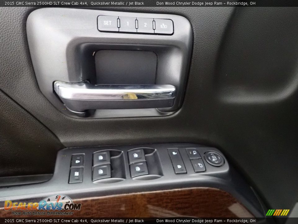 Door Panel of 2015 GMC Sierra 2500HD SLT Crew Cab 4x4 Photo #12