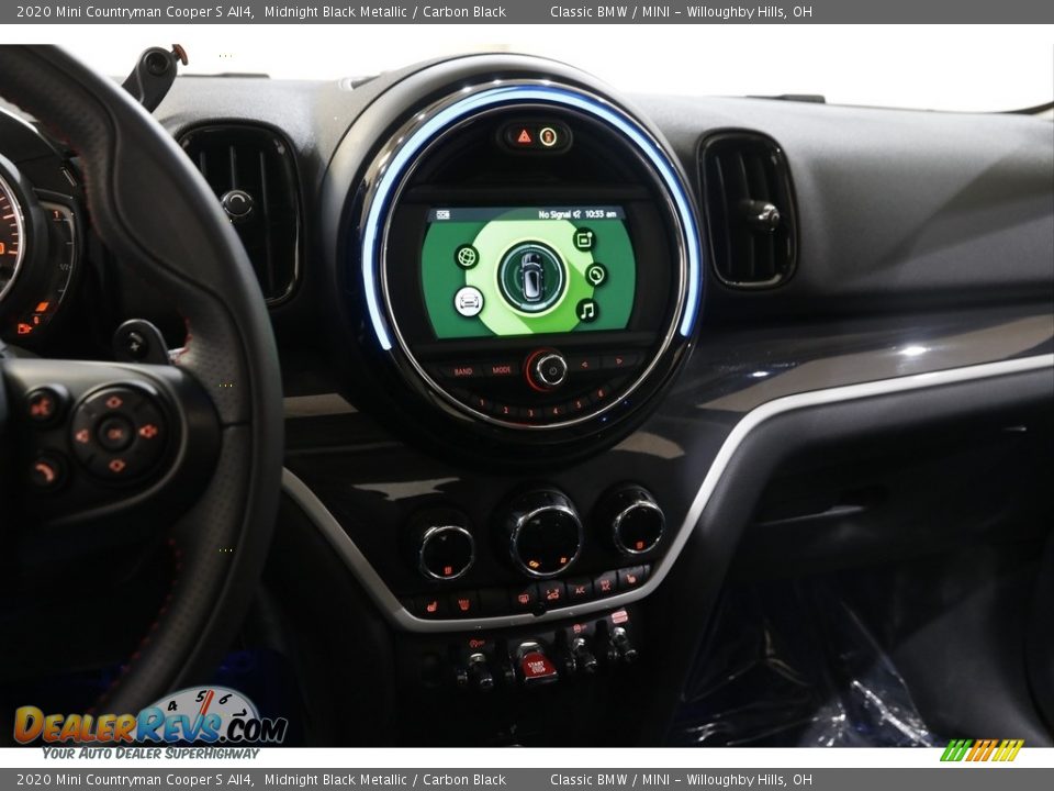 2020 Mini Countryman Cooper S All4 Midnight Black Metallic / Carbon Black Photo #9