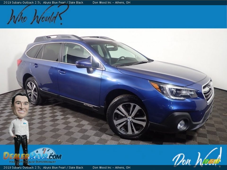 2019 Subaru Outback 2.5i Abyss Blue Pearl / Slate Black Photo #1