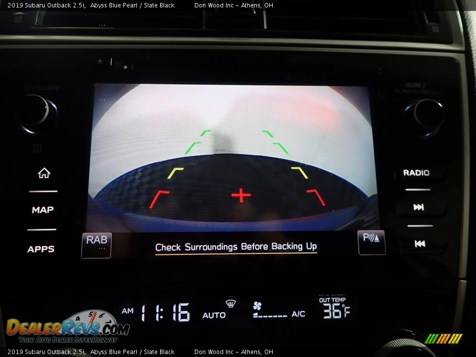 2019 Subaru Outback 2.5i Abyss Blue Pearl / Slate Black Photo #4