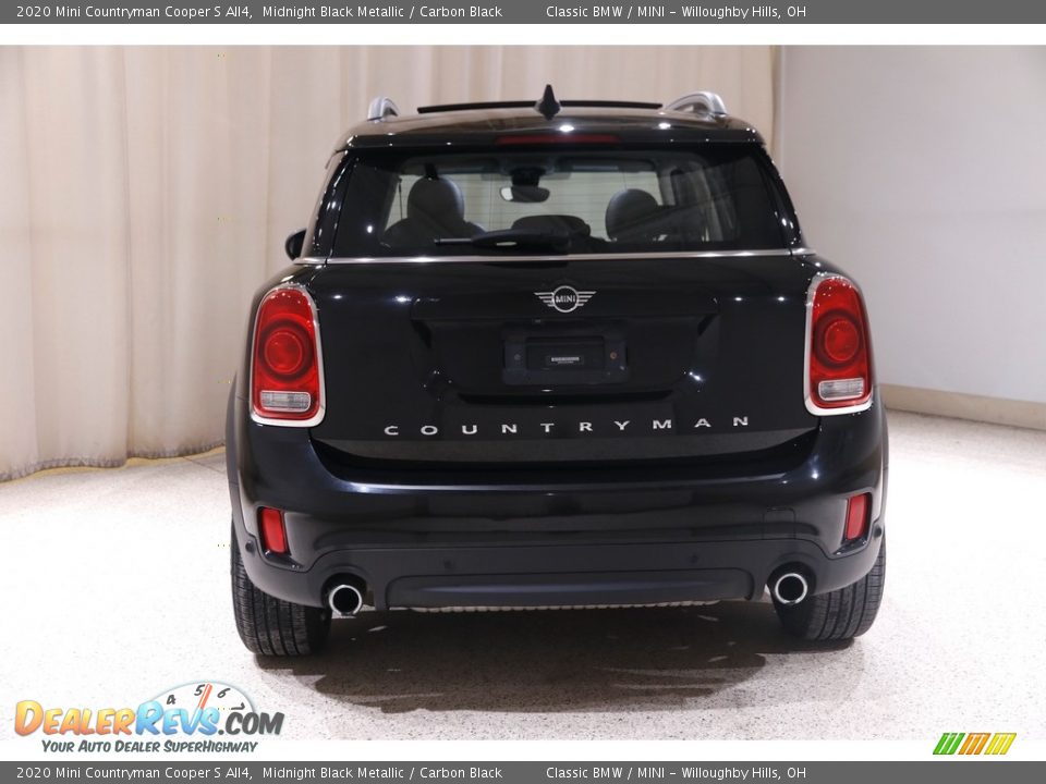 2020 Mini Countryman Cooper S All4 Midnight Black Metallic / Carbon Black Photo #18