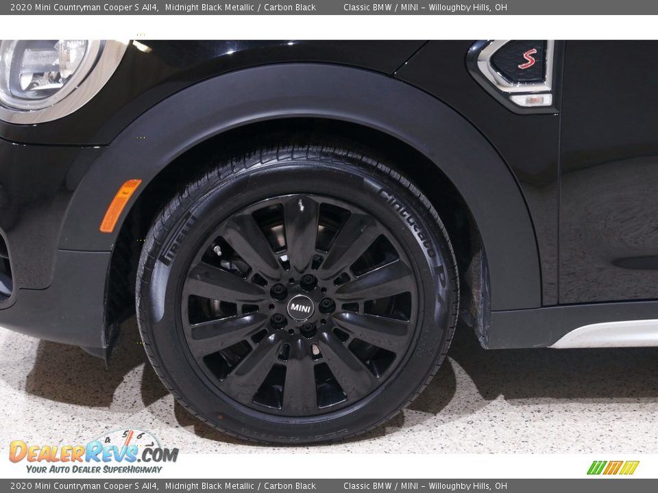 2020 Mini Countryman Cooper S All4 Midnight Black Metallic / Carbon Black Photo #20