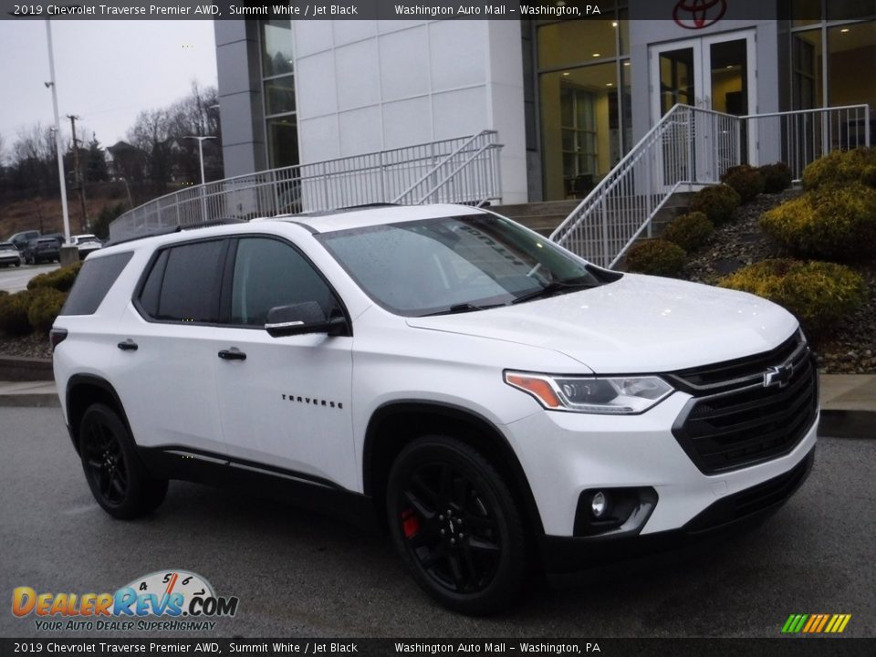 2019 Chevrolet Traverse Premier AWD Summit White / Jet Black Photo #1