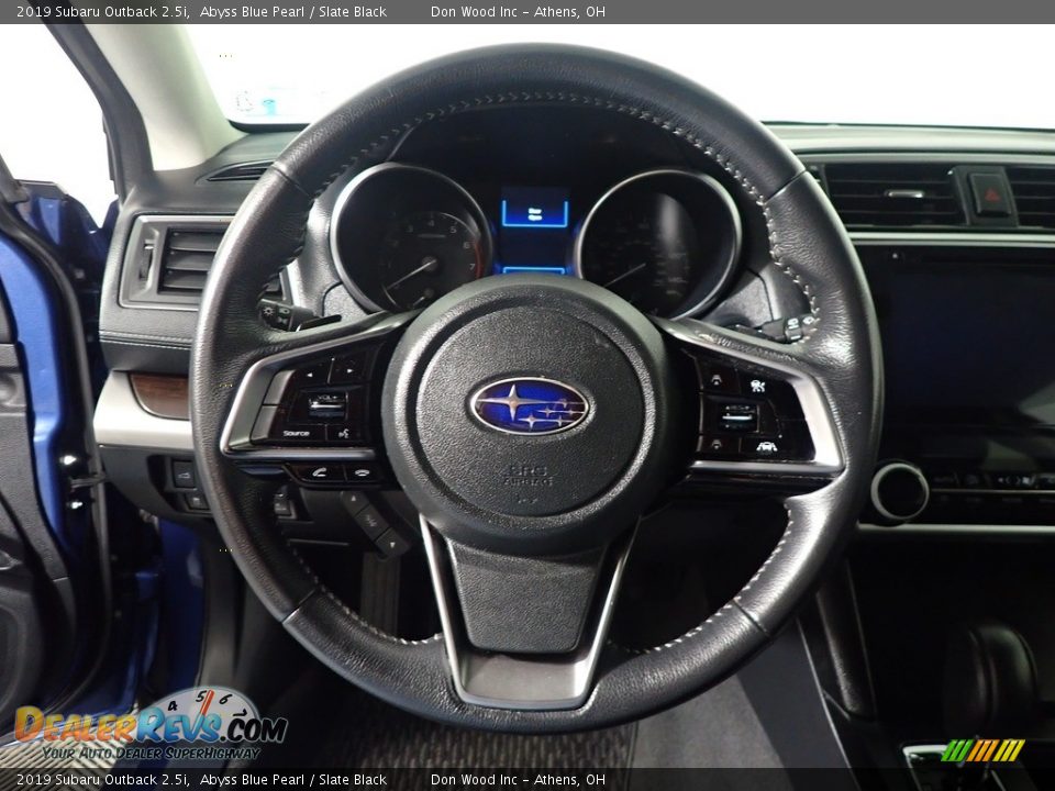 2019 Subaru Outback 2.5i Abyss Blue Pearl / Slate Black Photo #26