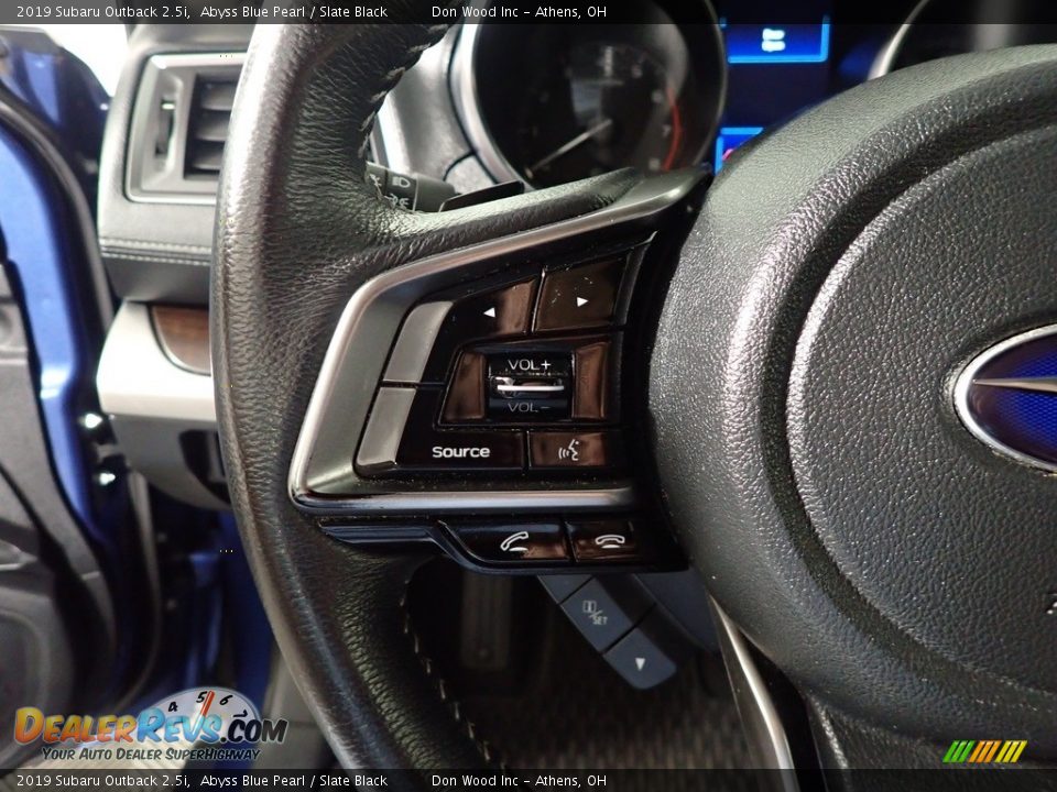 2019 Subaru Outback 2.5i Abyss Blue Pearl / Slate Black Photo #27