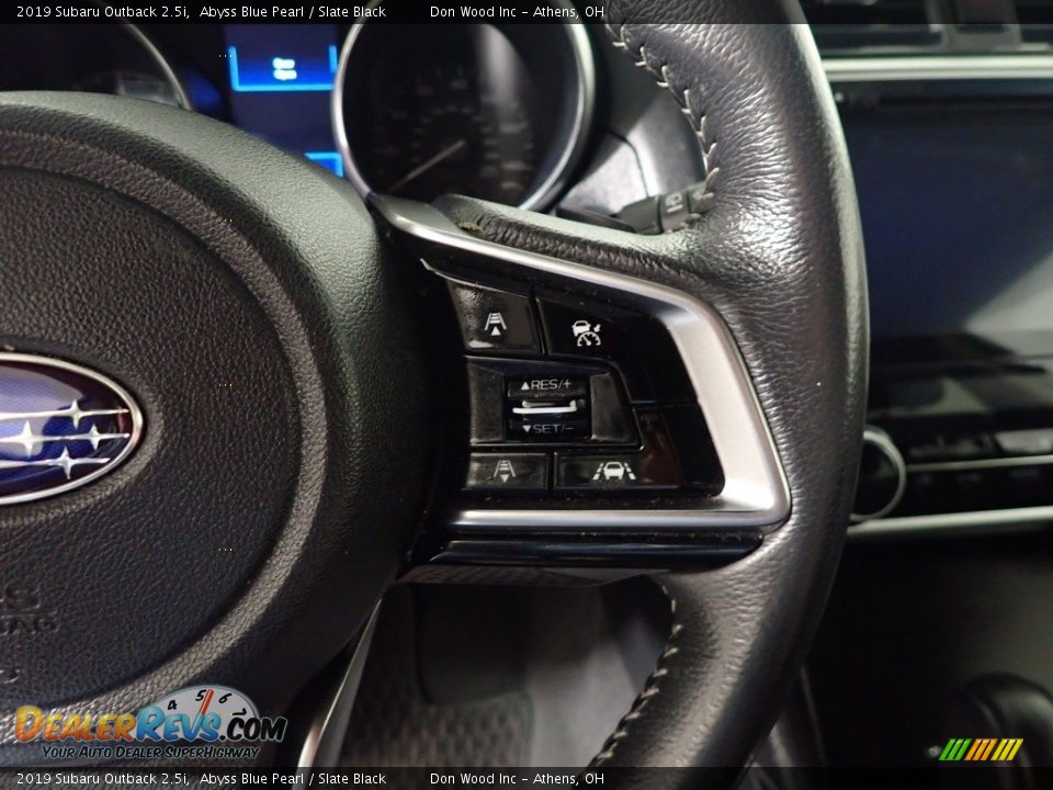 2019 Subaru Outback 2.5i Abyss Blue Pearl / Slate Black Photo #28