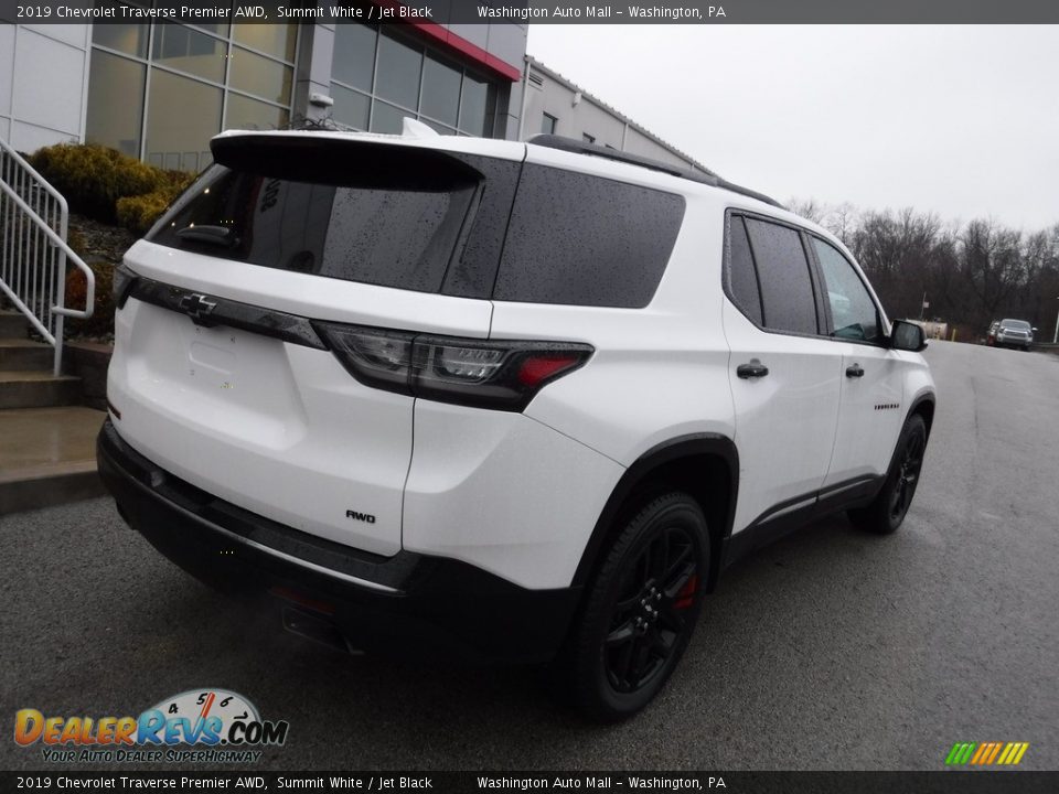 2019 Chevrolet Traverse Premier AWD Summit White / Jet Black Photo #19