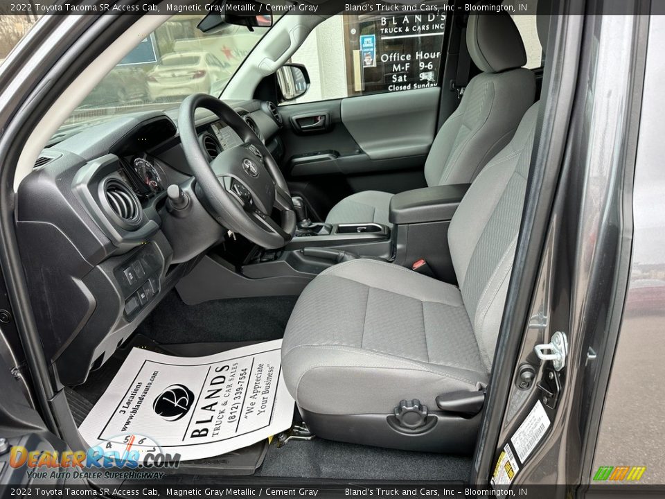 Front Seat of 2022 Toyota Tacoma SR Access Cab Photo #6