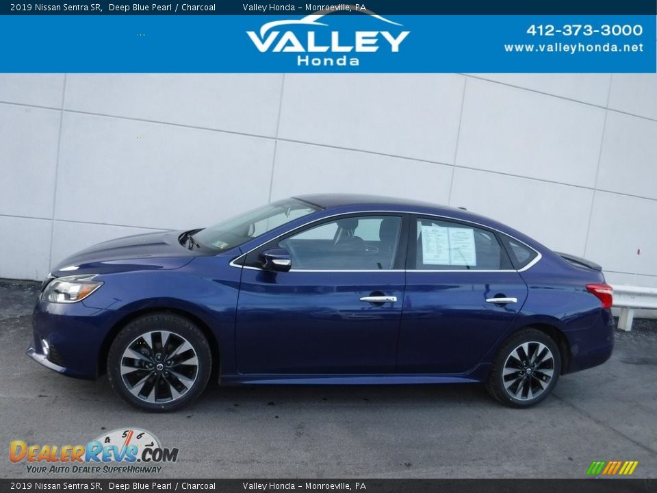 2019 Nissan Sentra SR Deep Blue Pearl / Charcoal Photo #2