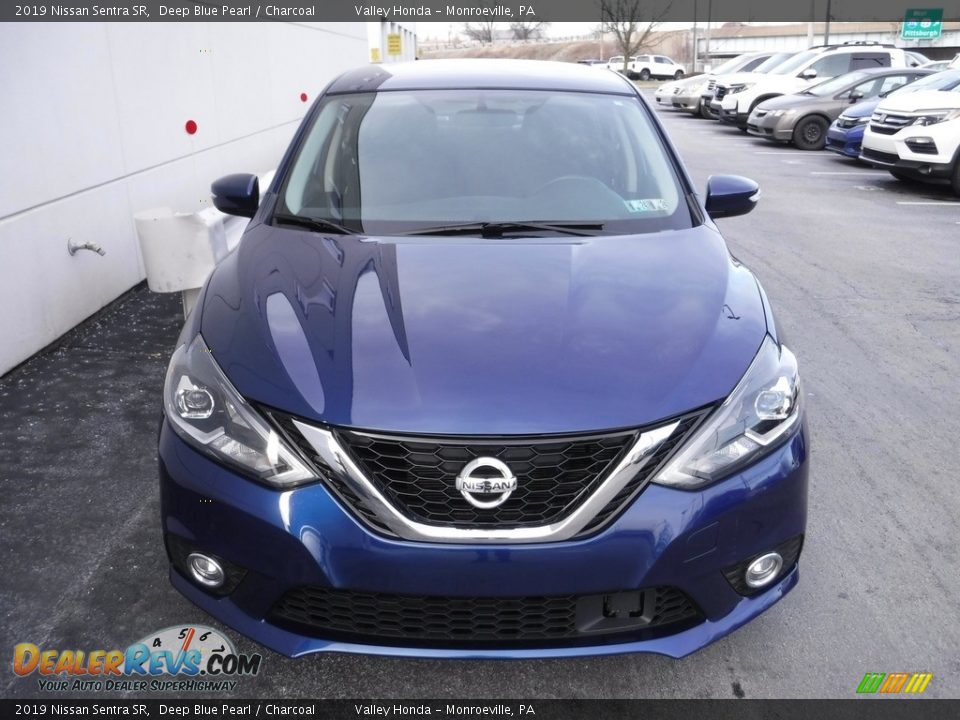 2019 Nissan Sentra SR Deep Blue Pearl / Charcoal Photo #4