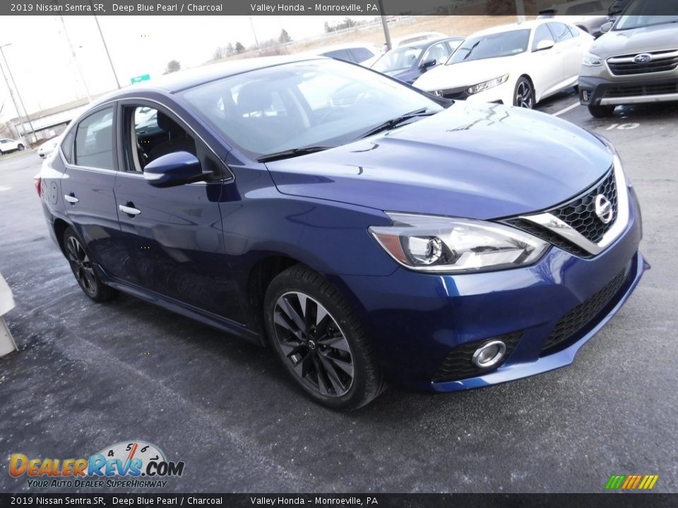 2019 Nissan Sentra SR Deep Blue Pearl / Charcoal Photo #5