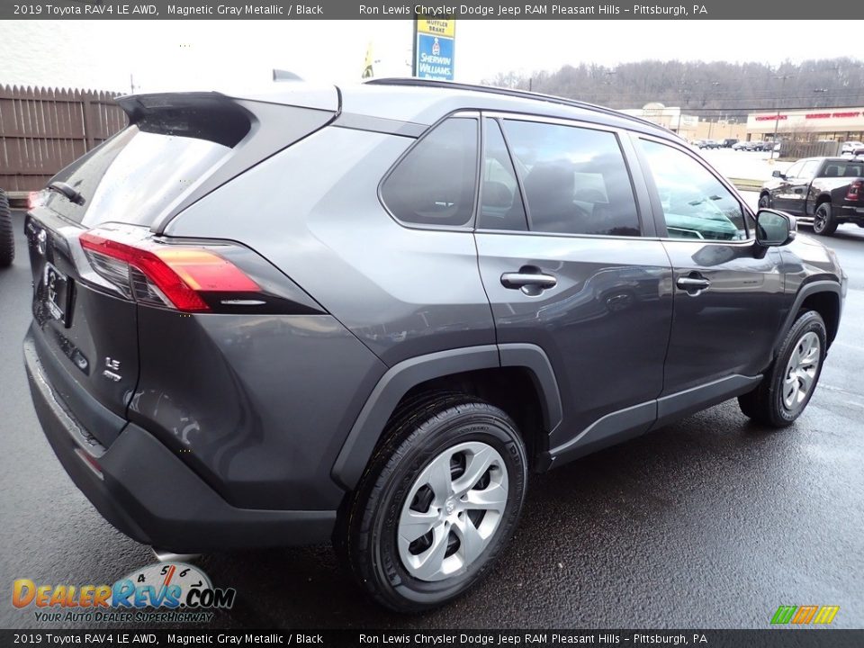 2019 Toyota RAV4 LE AWD Magnetic Gray Metallic / Black Photo #6