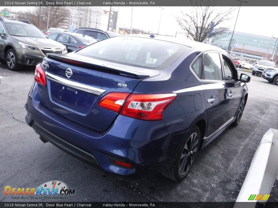 2019 Nissan Sentra SR Deep Blue Pearl / Charcoal Photo #6