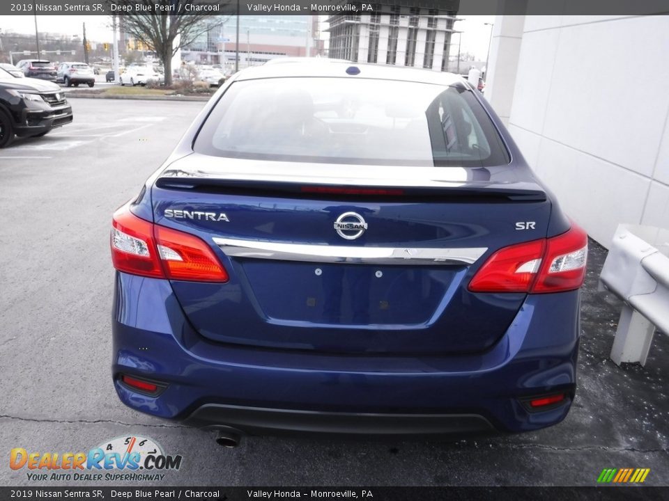 2019 Nissan Sentra SR Deep Blue Pearl / Charcoal Photo #7