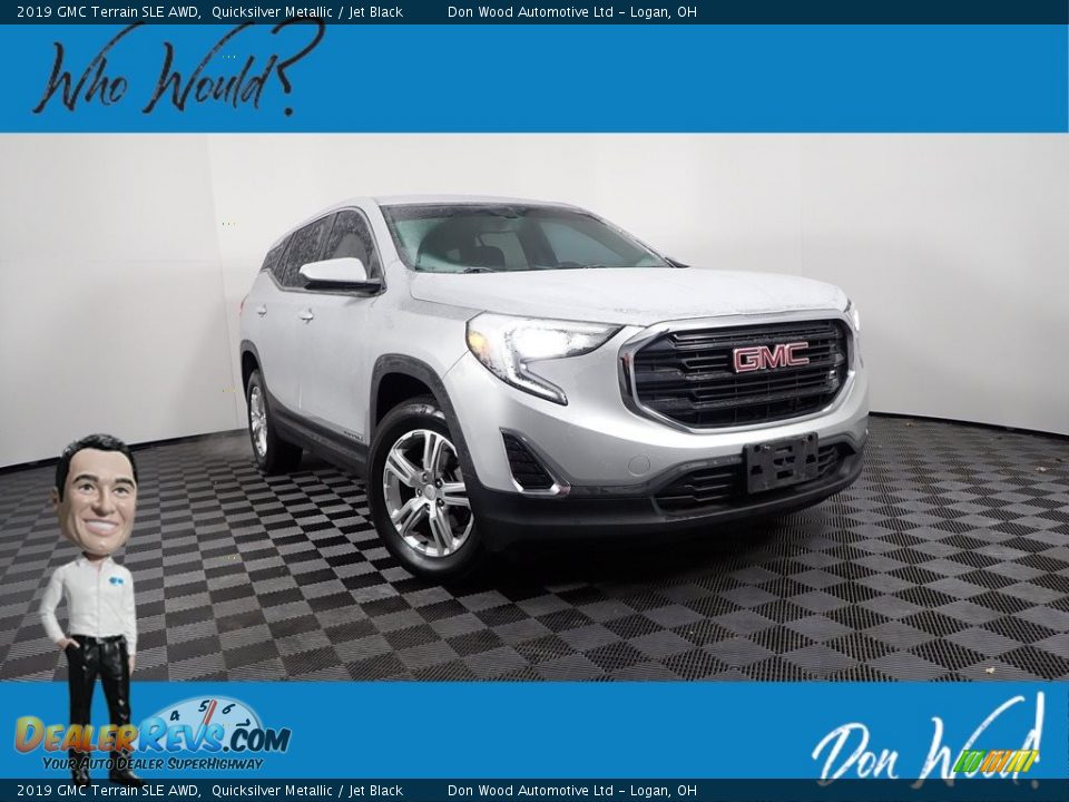 2019 GMC Terrain SLE AWD Quicksilver Metallic / Jet Black Photo #1