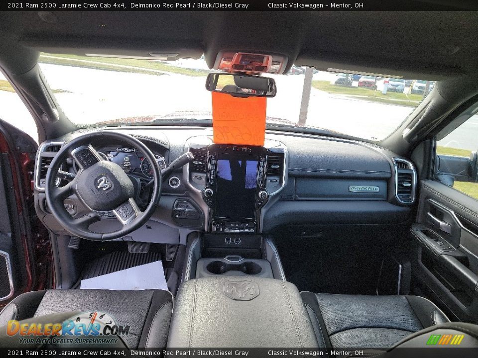 2021 Ram 2500 Laramie Crew Cab 4x4 Delmonico Red Pearl / Black/Diesel Gray Photo #4