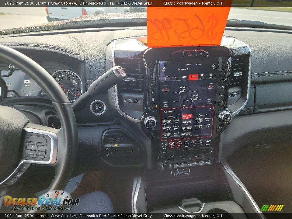 2021 Ram 2500 Laramie Crew Cab 4x4 Delmonico Red Pearl / Black/Diesel Gray Photo #6