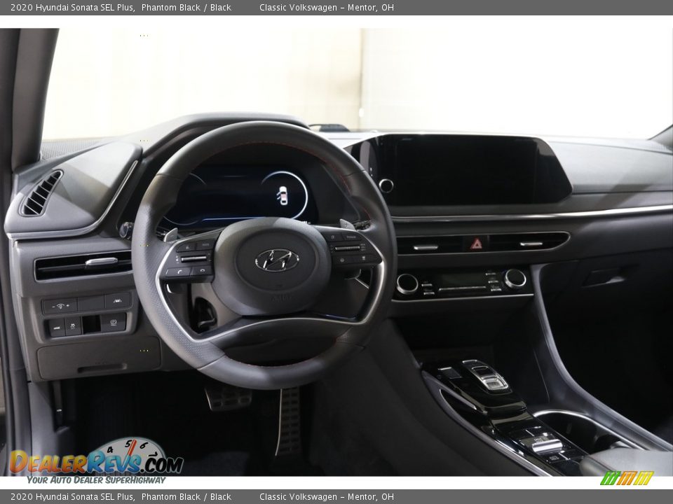 2020 Hyundai Sonata SEL Plus Phantom Black / Black Photo #6