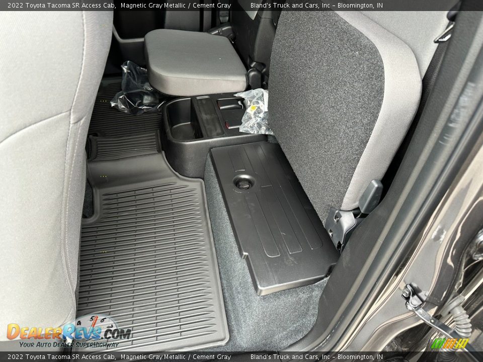 Rear Seat of 2022 Toyota Tacoma SR Access Cab Photo #29