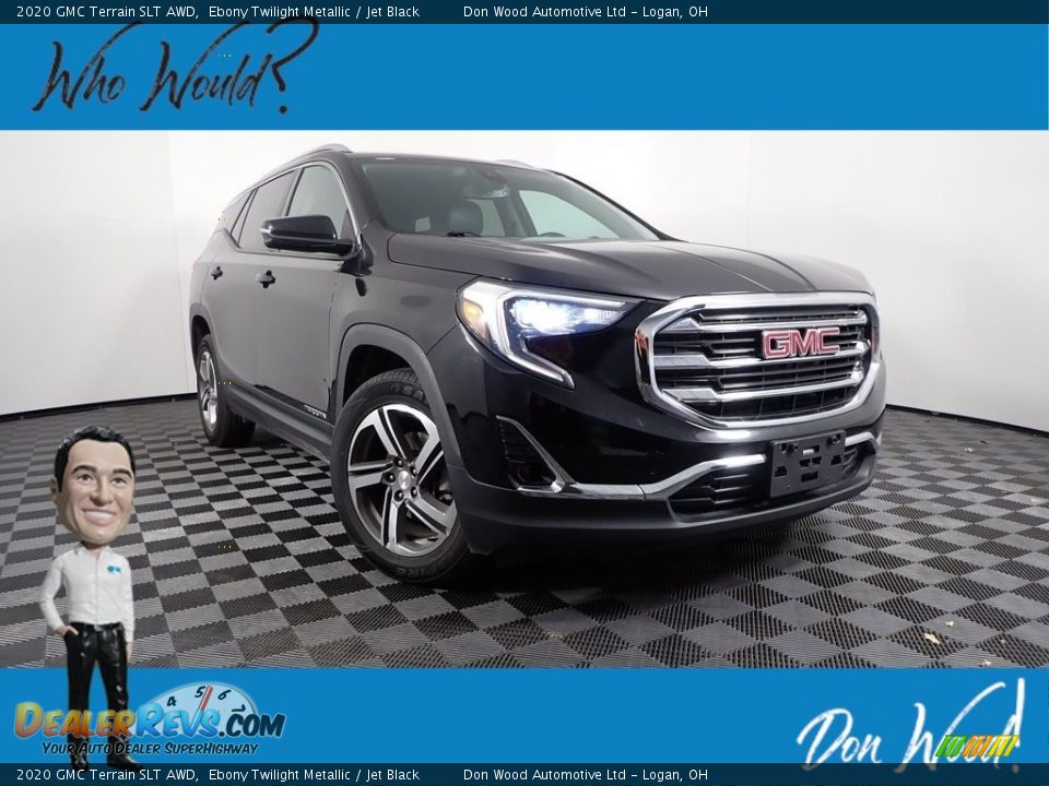 2020 GMC Terrain SLT AWD Ebony Twilight Metallic / Jet Black Photo #1