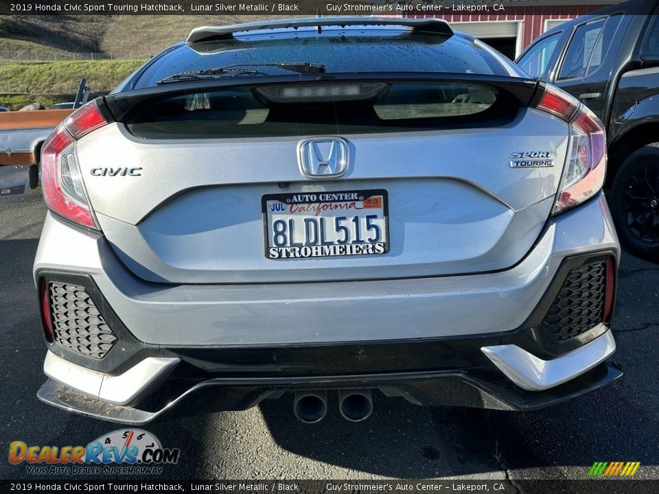 2019 Honda Civic Sport Touring Hatchback Lunar Silver Metallic / Black Photo #5