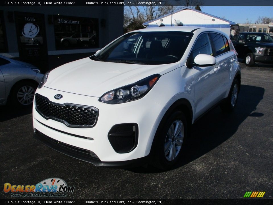 2019 Kia Sportage LX Clear White / Black Photo #2