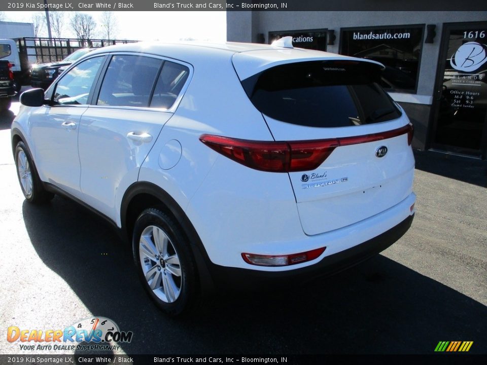 2019 Kia Sportage LX Clear White / Black Photo #3