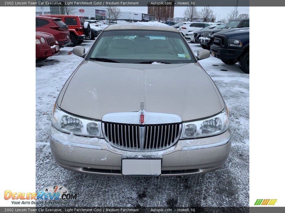 2002 Lincoln Town Car Executive Light Parchment Gold / Medium Parchment Photo #2