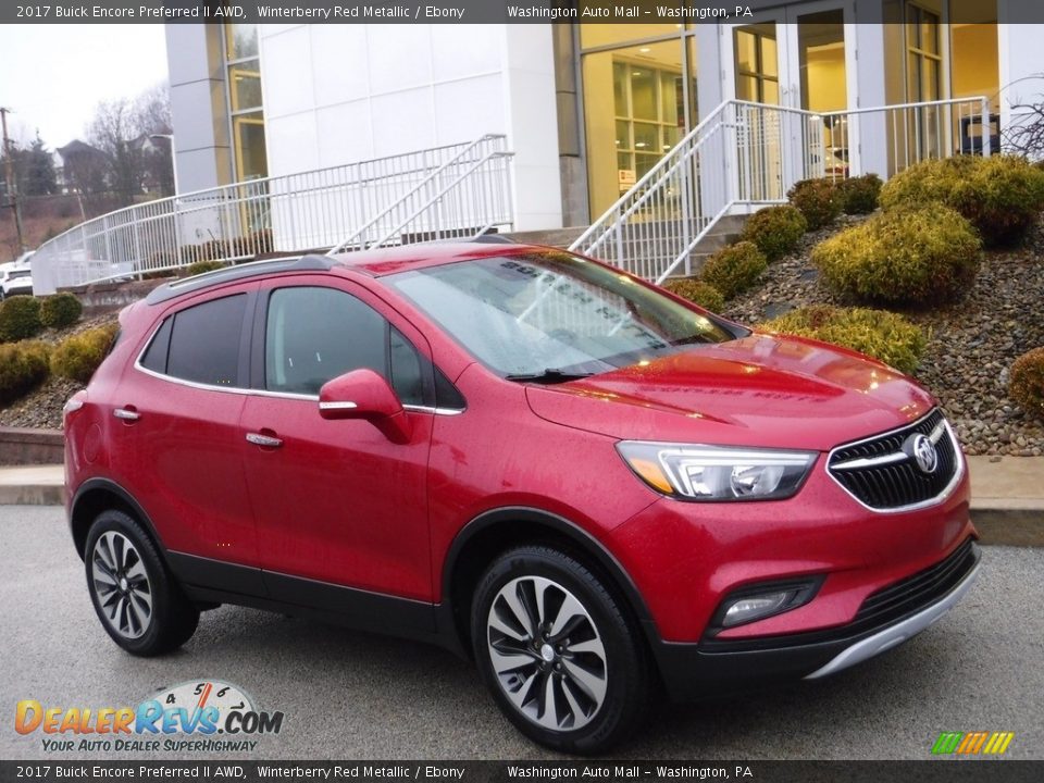 2017 Buick Encore Preferred II AWD Winterberry Red Metallic / Ebony Photo #1