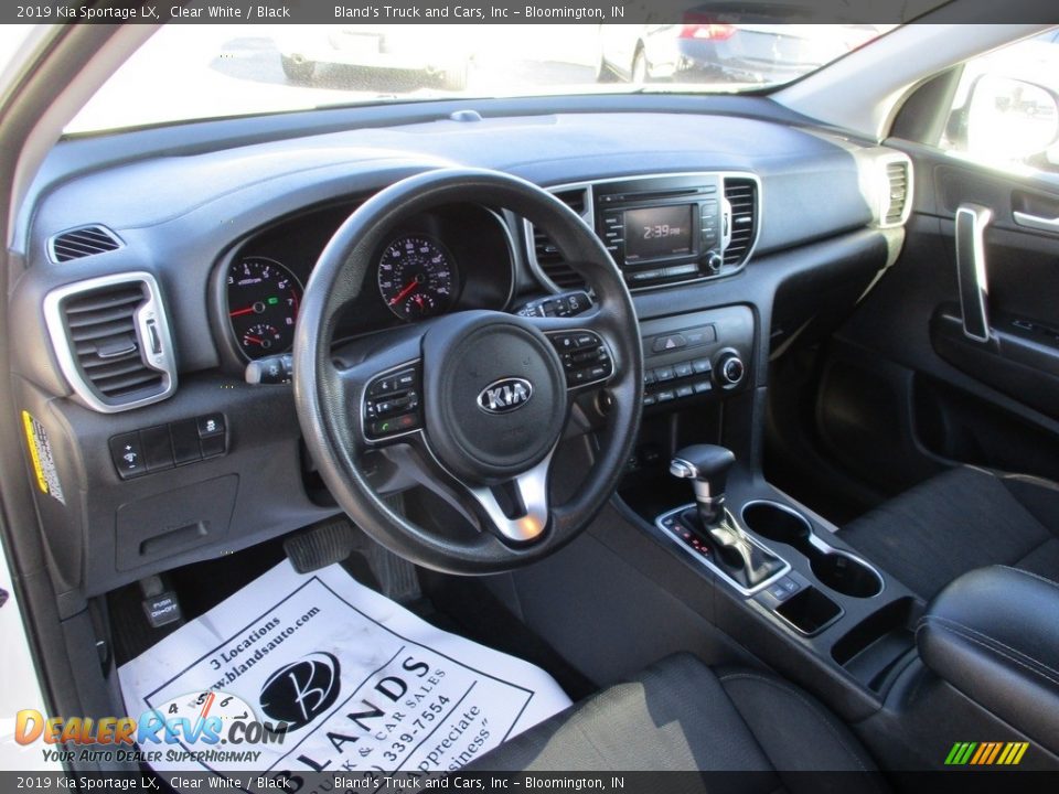 2019 Kia Sportage LX Clear White / Black Photo #6