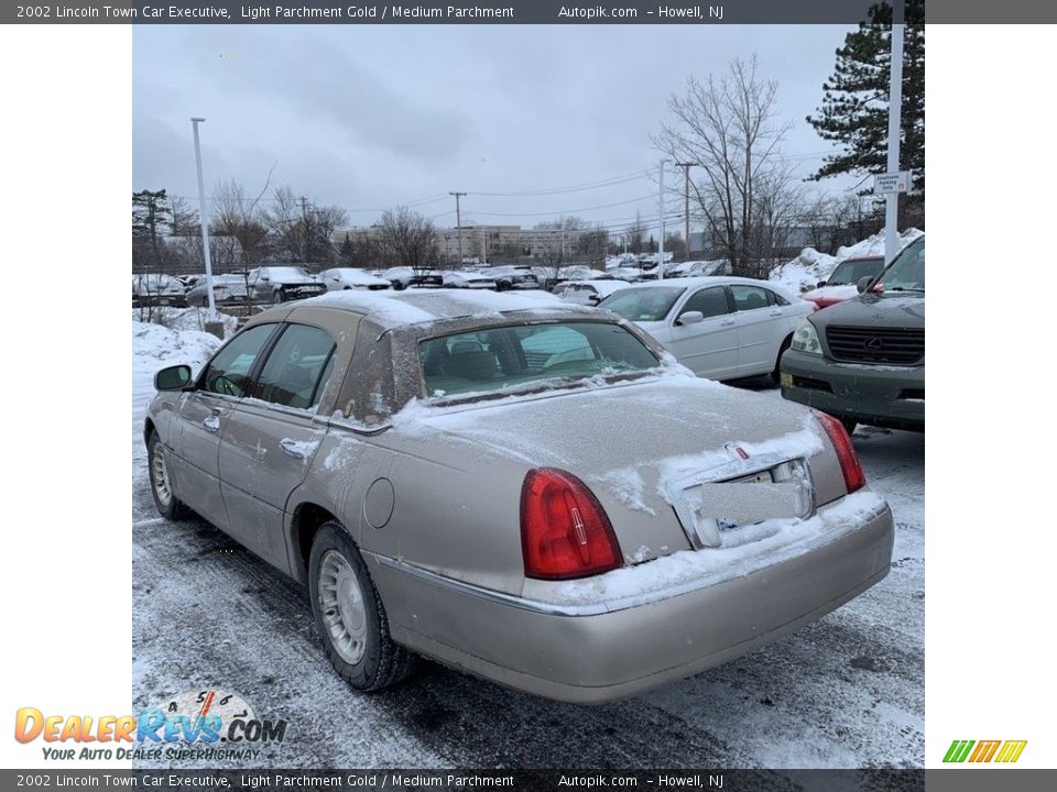 2002 Lincoln Town Car Executive Light Parchment Gold / Medium Parchment Photo #7