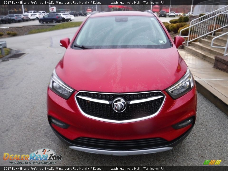 2017 Buick Encore Preferred II AWD Winterberry Red Metallic / Ebony Photo #11