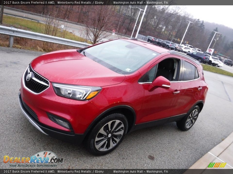 2017 Buick Encore Preferred II AWD Winterberry Red Metallic / Ebony Photo #12