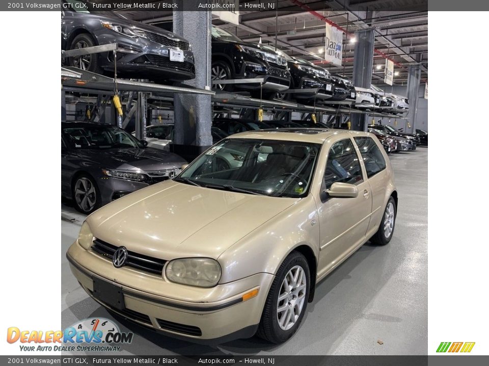 2001 Volkswagen GTI GLX Futura Yellow Metallic / Black Photo #1