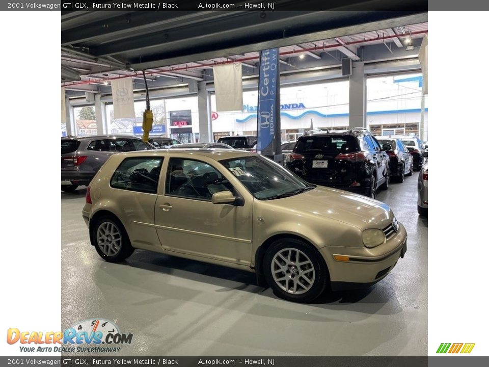 2001 Volkswagen GTI GLX Futura Yellow Metallic / Black Photo #2