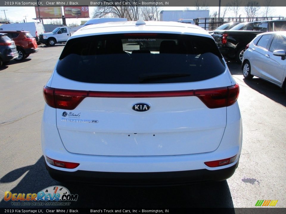 2019 Kia Sportage LX Clear White / Black Photo #23