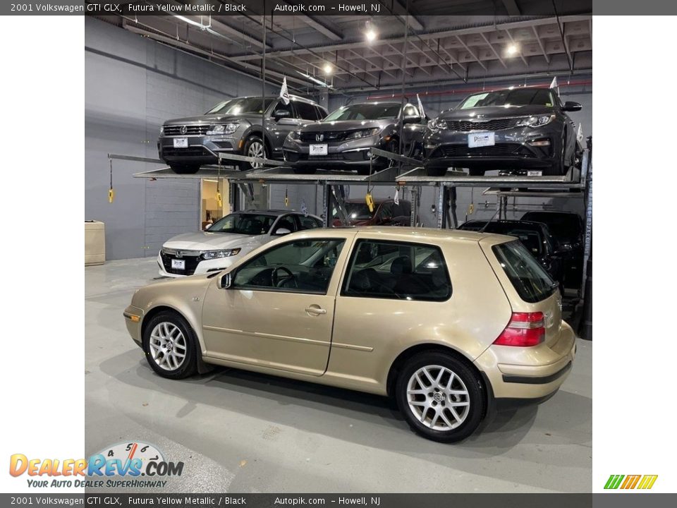 2001 Volkswagen GTI GLX Futura Yellow Metallic / Black Photo #6