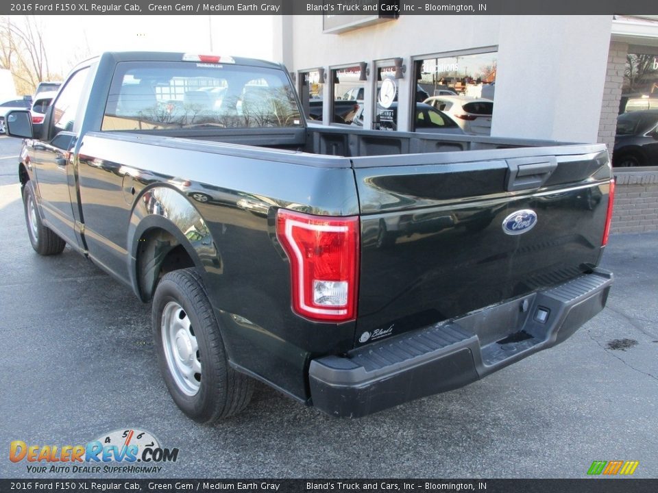 2016 Ford F150 XL Regular Cab Green Gem / Medium Earth Gray Photo #3