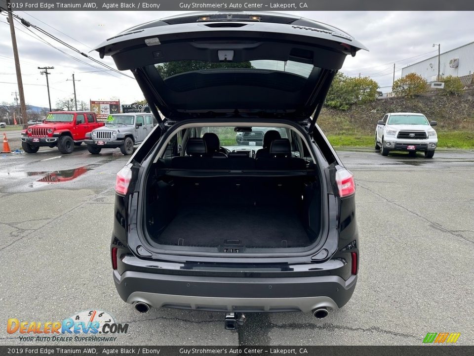 2019 Ford Edge Titanium AWD Agate Black / Ebony Photo #18